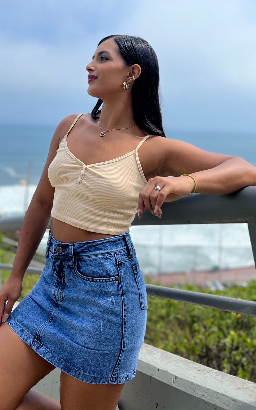 FALDA JEANS CELESTE | MELISH