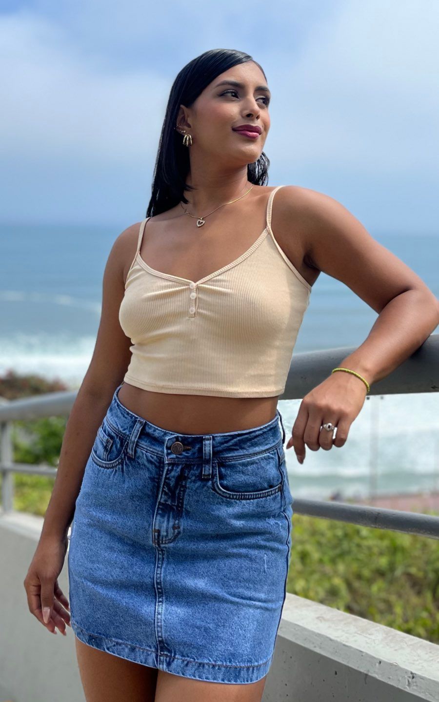 FALDA JEANS CELESTE | MELISH