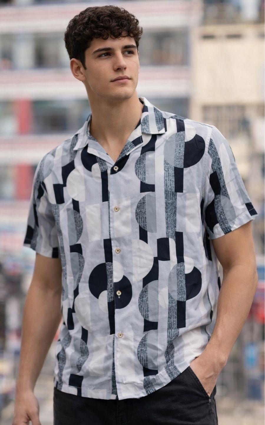 CAMISA VISCOSA NEGRA | GARETTO COLLECTION