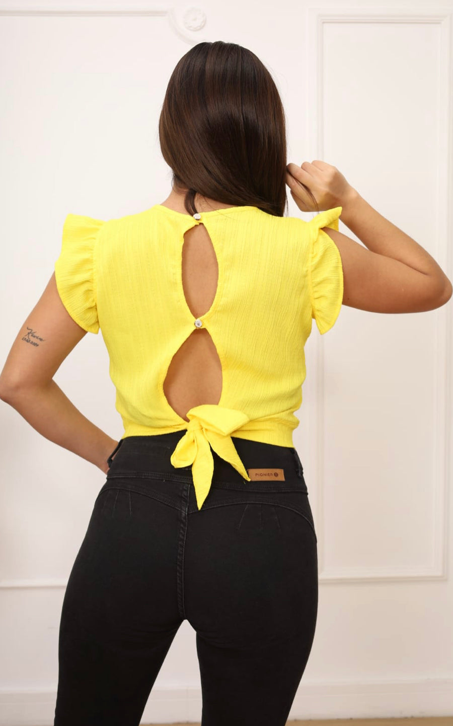 BLUSA AMARILLA | DELFIN ROSA