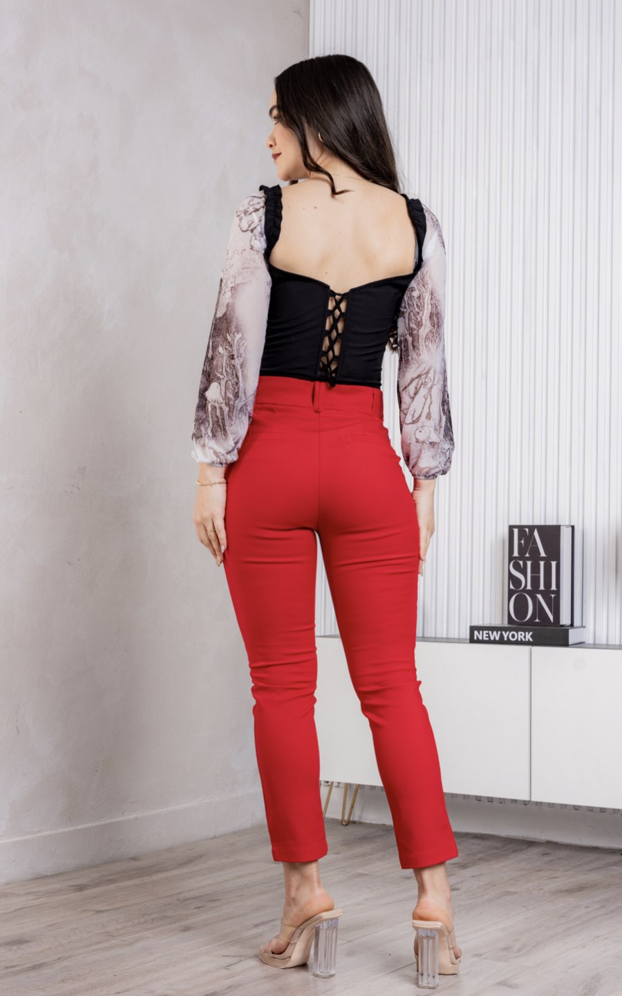 PANTALÓN ISIS ROJO | FLAVIANA