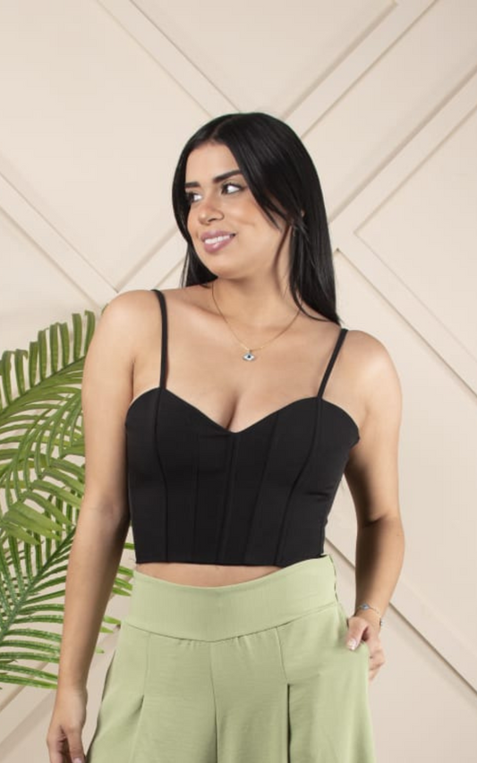 CORSET MONICA NEGRO | ZACAY