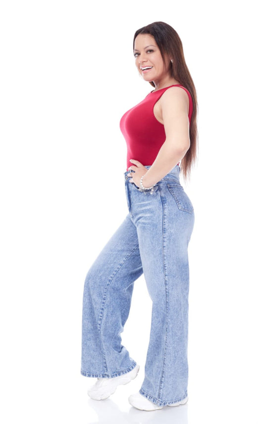 WIDE LEG CELESTE | SIREMAR