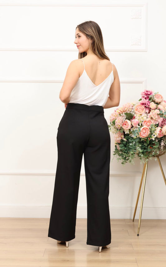 PANTALÓN PARIS NEGRO | KAROMY'S