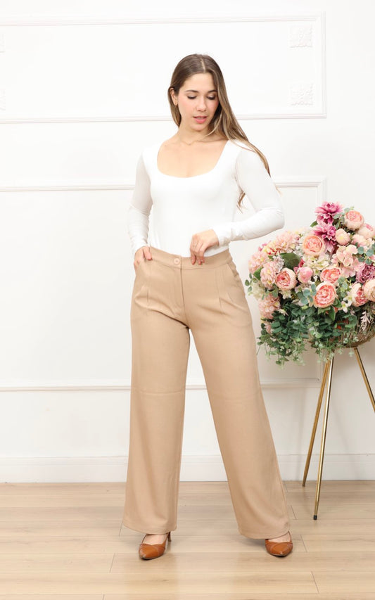 PANTALÓN PARIS BEIGE | KAROMY'S