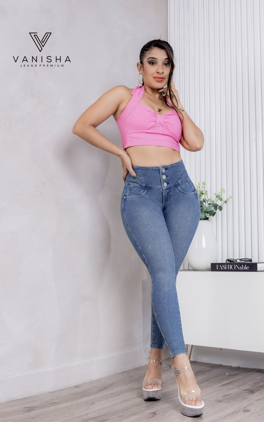 PANTALÓN CATALINA CELESTE | VANISHA