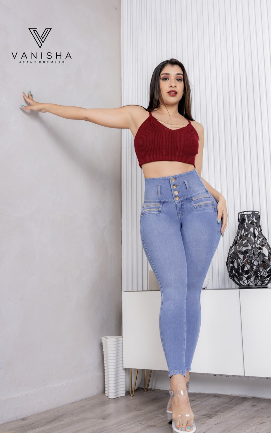 PANTALÓN ALONDRA CELESTE | VANISHA
