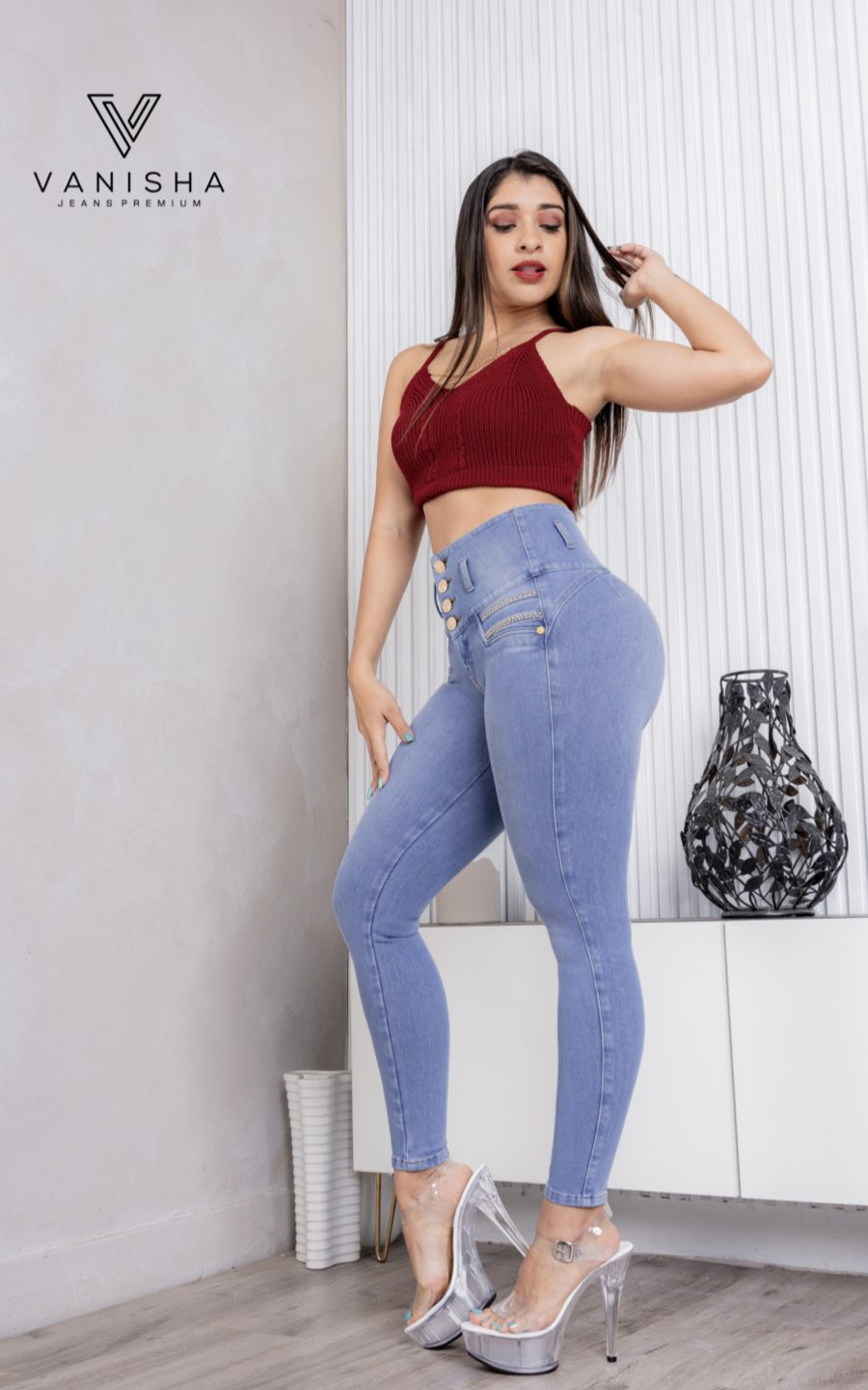 PANTALÓN ALONDRA CELESTE | VANISHA