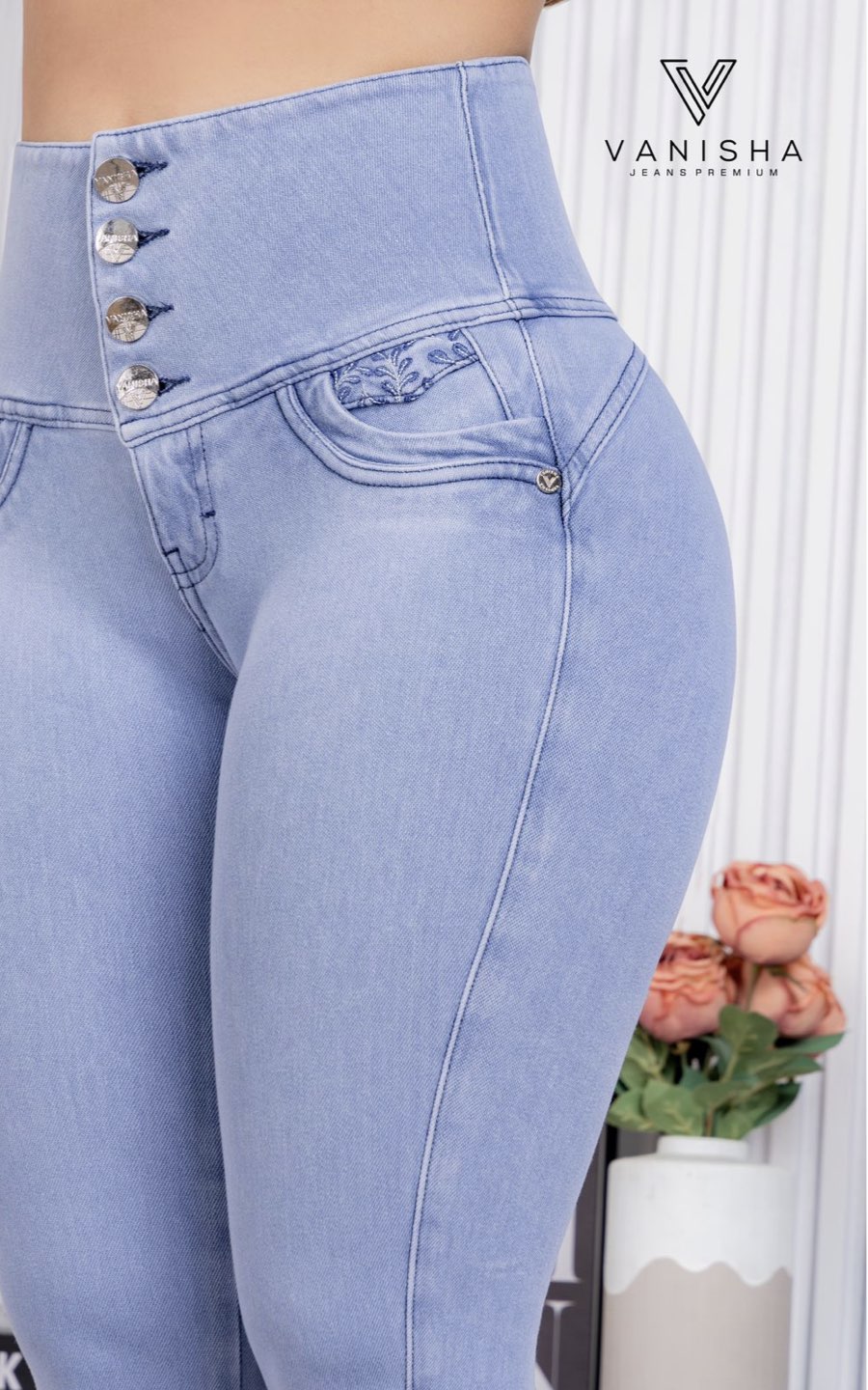 PANTALÓN IRIS CELESTE | VANISHA