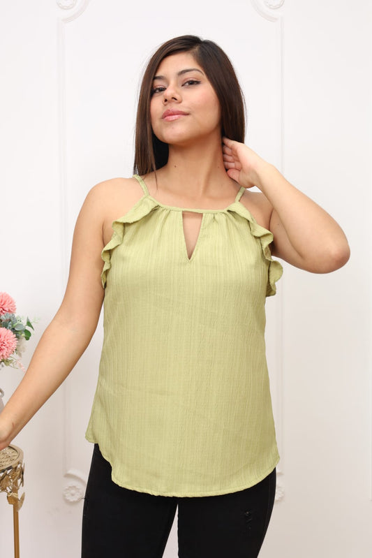 BLUSA SUSANA VERDE | DELFIN ROSA