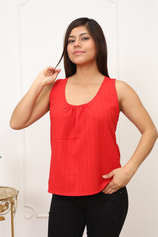 BLUSA DENIS ROJA | DELFIN ROSA