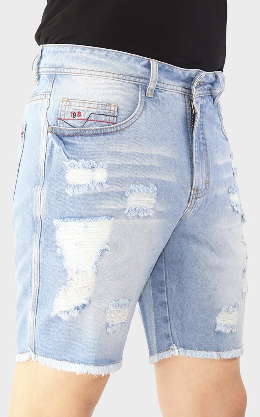 Mezclilla Hombre Short De Jean Para Hombres Short Jeans Bermudas