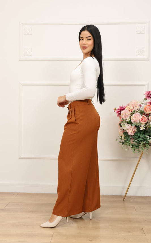 PANTALÓN MILAN CAMEL | KAROMY'S