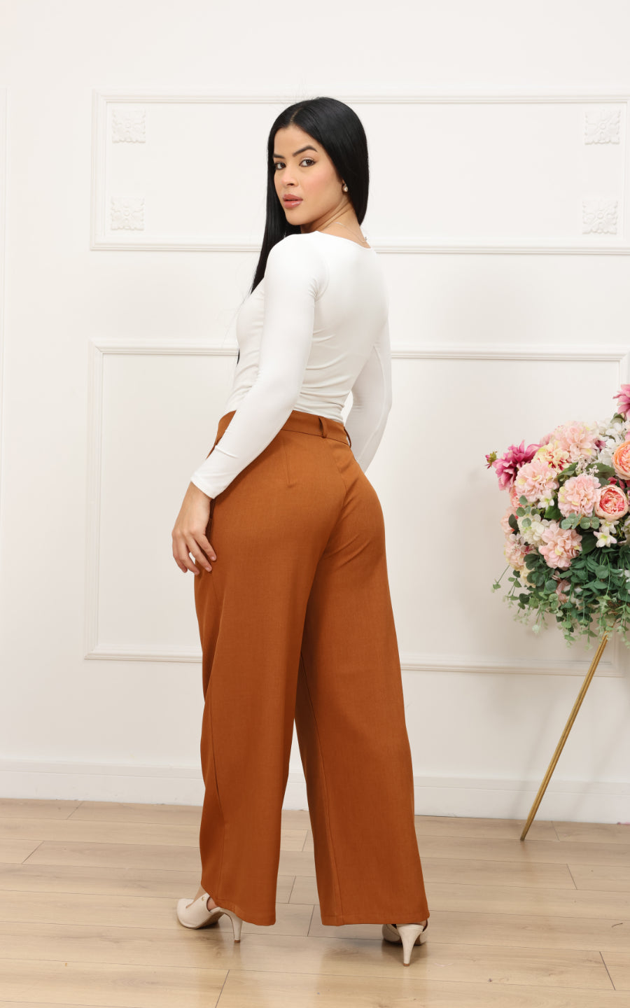 PANTALÓN MILAN CAMEL | KAROMY'S