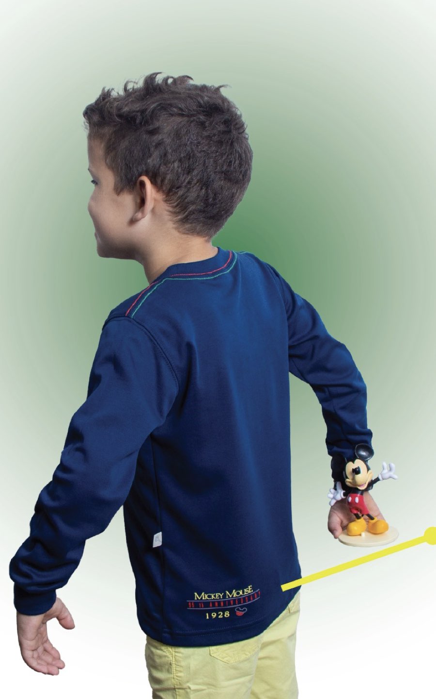 POLO MANGA LARGA MICKEY AZUL | CHUPETIN