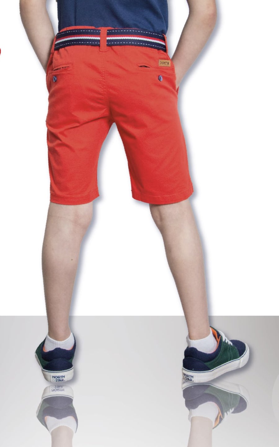 SHORTS DRILL BERMUDA ROJA | CHUPETIN
