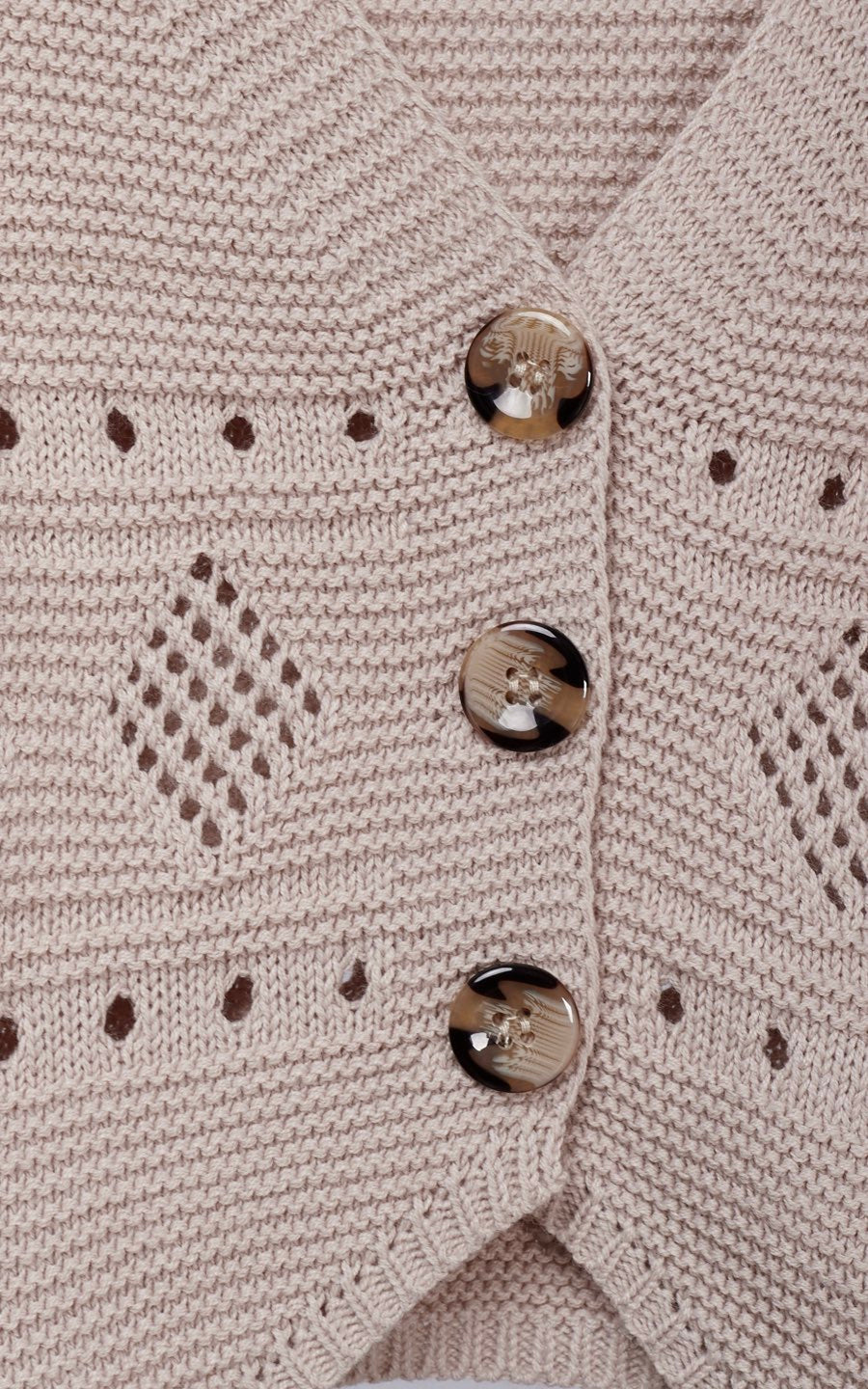 CHALECO TEJIDO BEIGE | LOS MÁS BARATOS