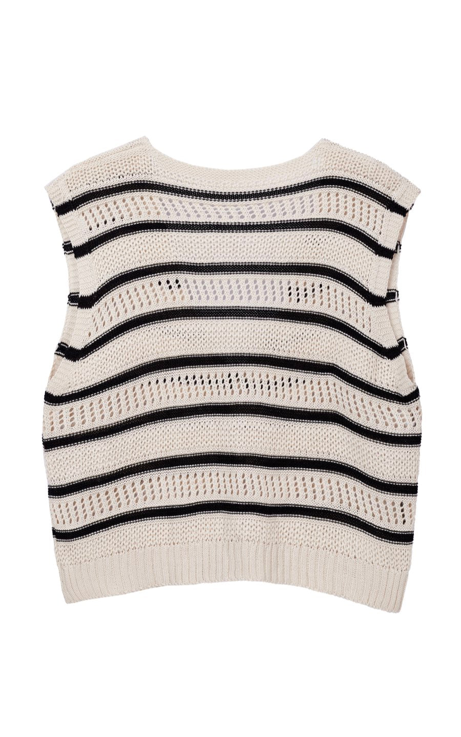 CHALECO TEJIDO RAYAS | LOS MÁS BARATOS