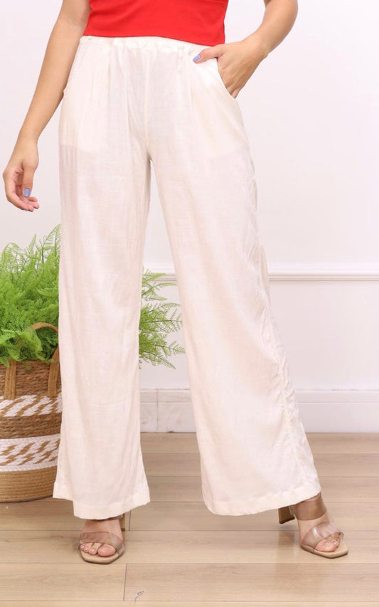 PANTALÓN PALAZO DR | DELFIN ROSA