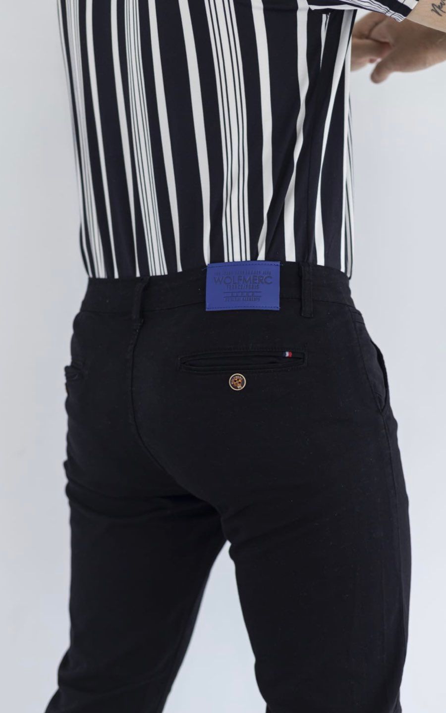 PANTALÓN DRILL STRECH NEGRO | Wolf Merc