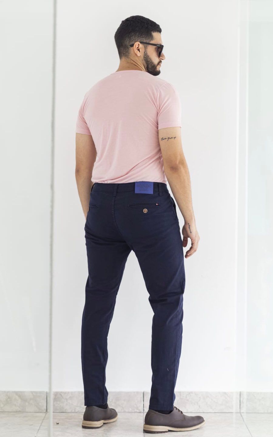 PANTALÓN DRILL STRECH AZUL | Wolf Merc