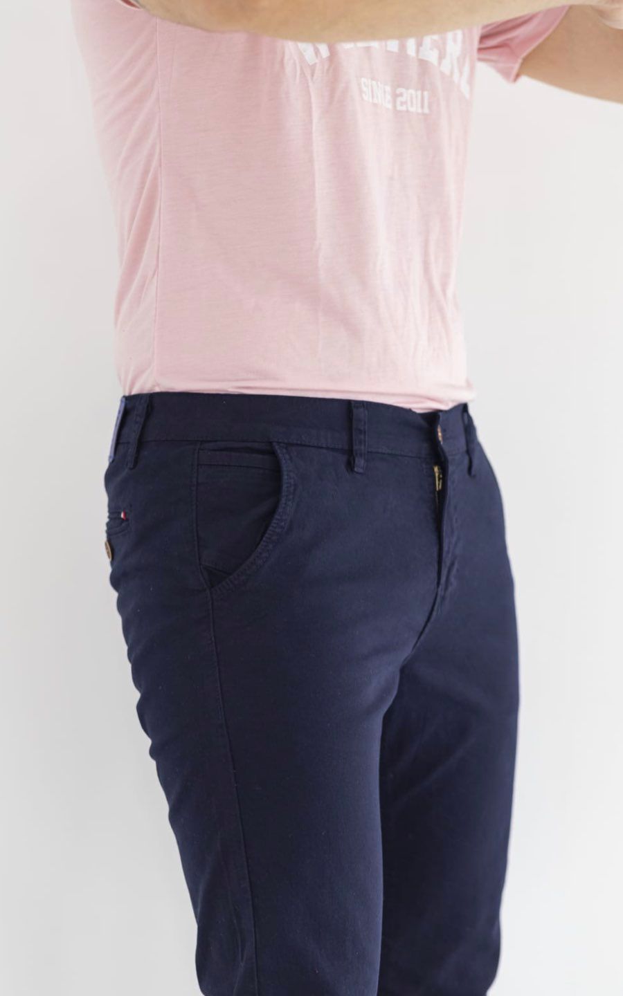 PANTALÓN DRILL STRECH AZUL | Wolf Merc