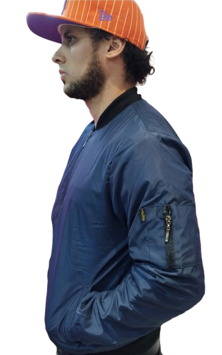CASACA BOMBER AZUL | Wolf Merc
