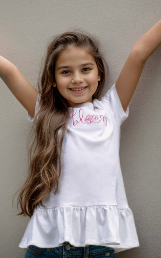 POLIVESTIDO BLOOM BLANCO | LE PETIT COMPANY