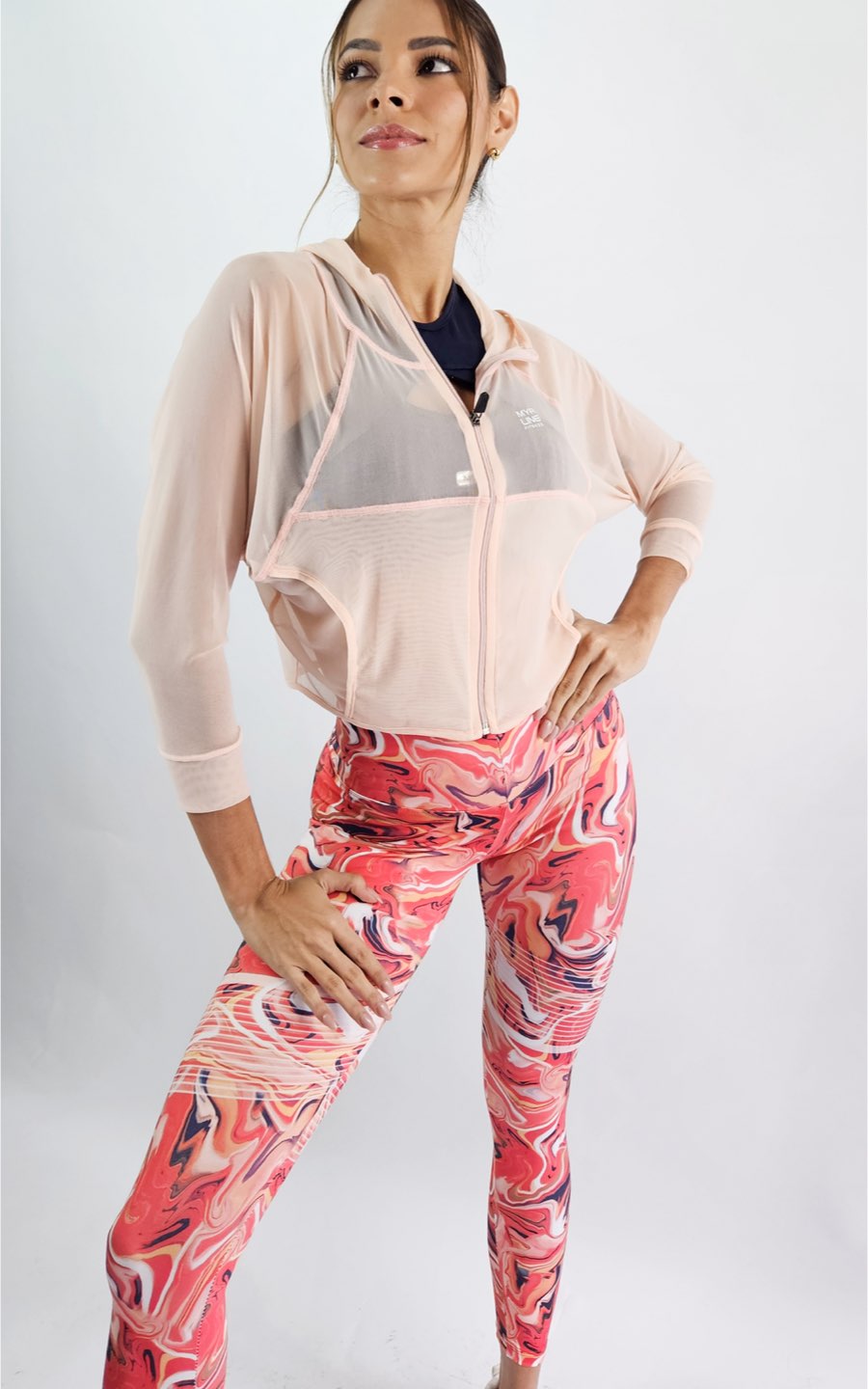 CASACA BÉLGICA ROSA | MYA LINE FITNESS