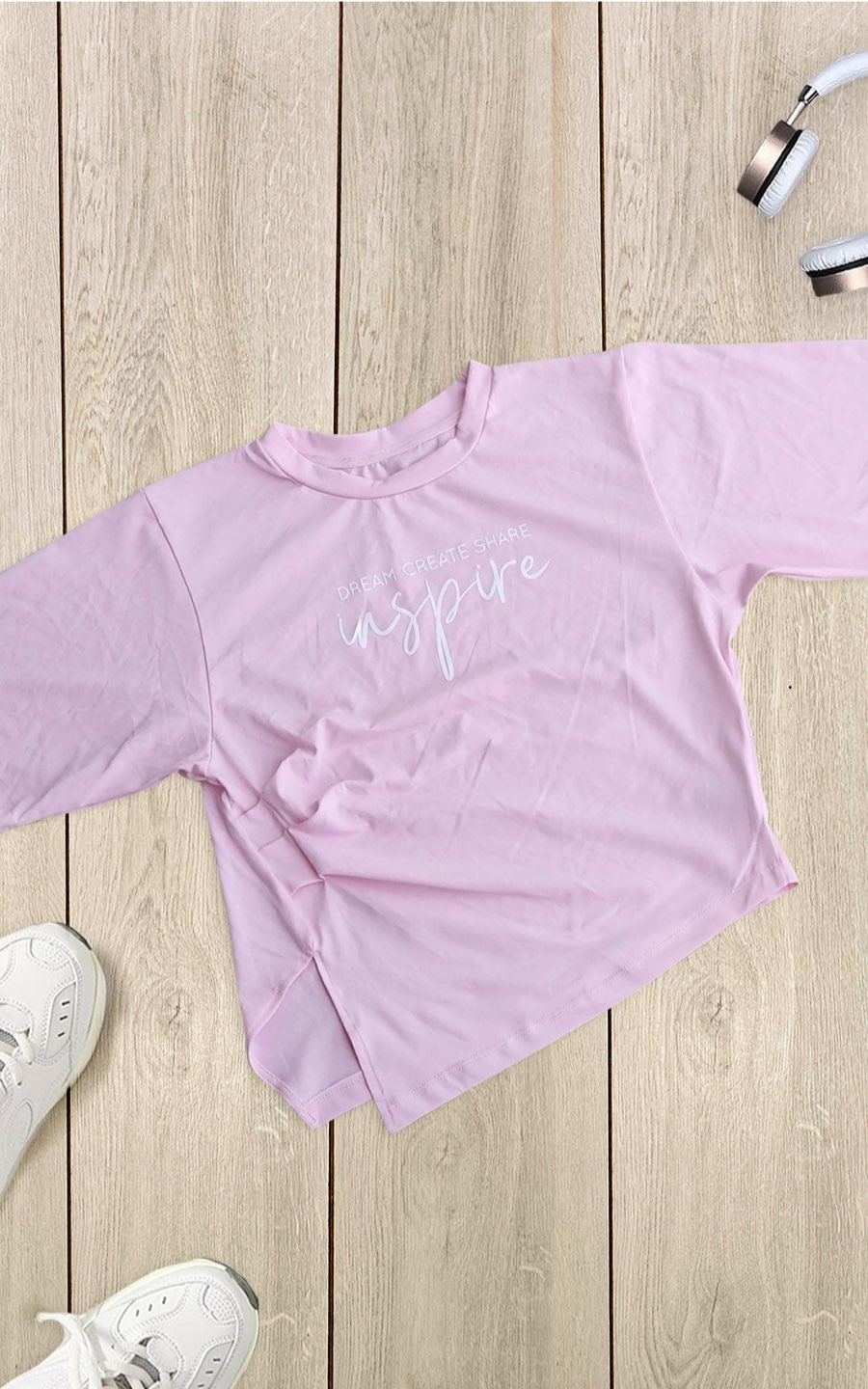 SUDADERA INSPIRE ROSA | MYA LINE FITNESS
