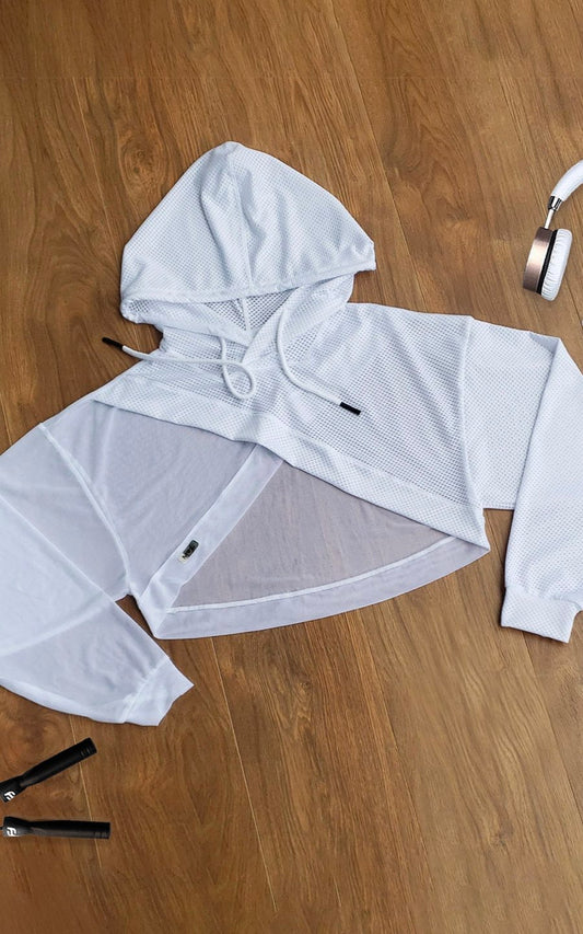 SUDADERA TURQUIA BLANCO | MYA LINE FITNESS