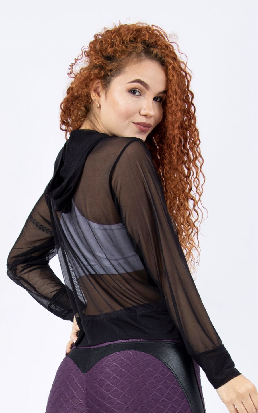 SUDADERA RINA NEGRO | MYA LINE FITNESS