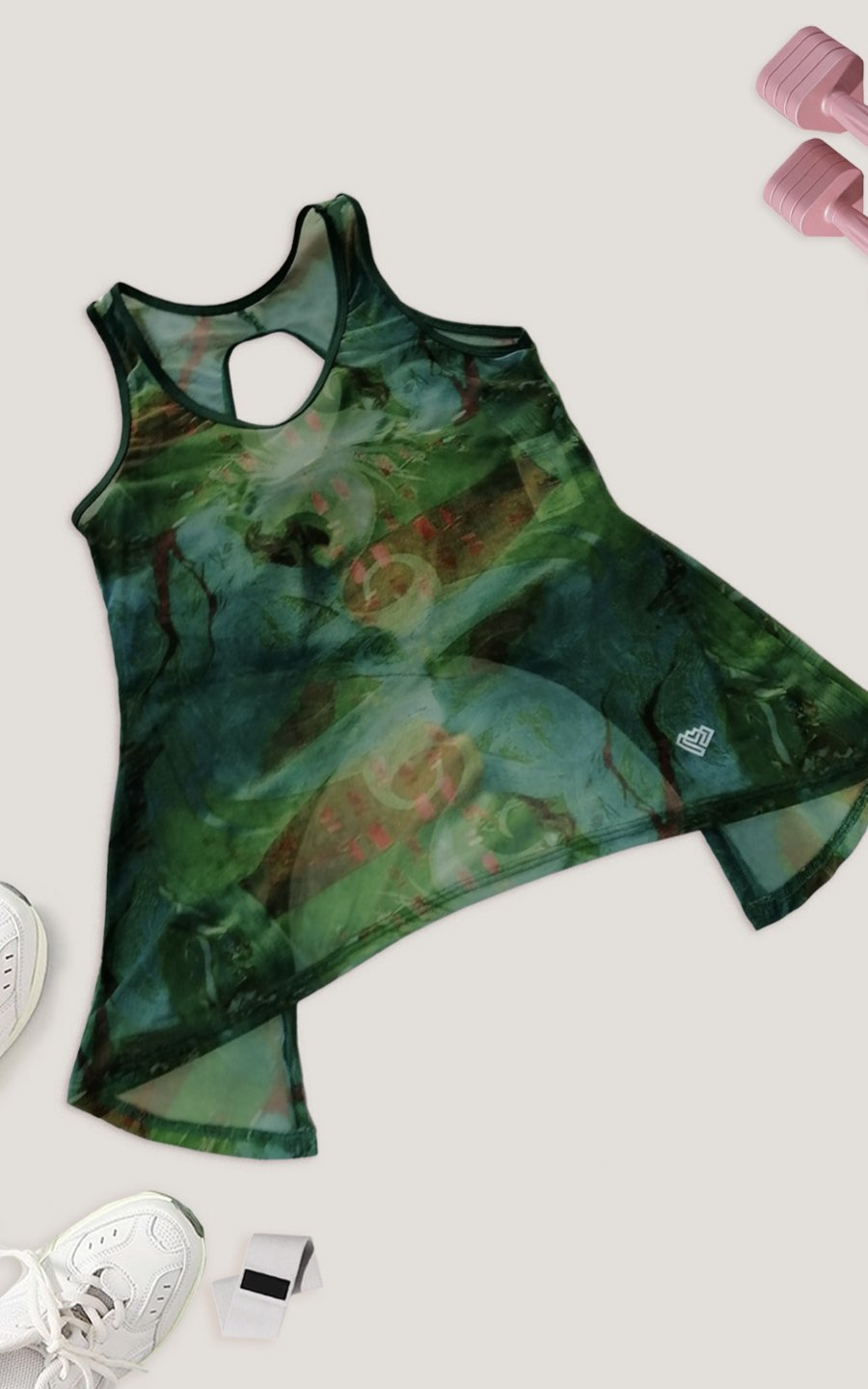 SUDADERA UV VERDE | MYA LINE FITNESS