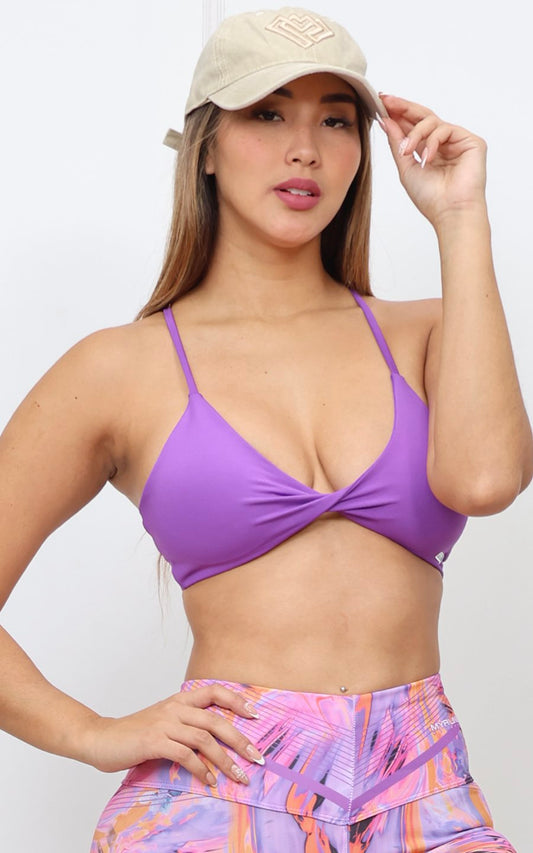 TOP BONETTA VIOLETA  | MYA LINE FITNESS