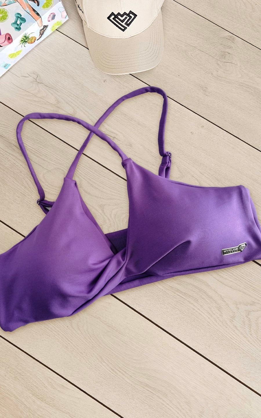 TOP BONETTA VIOLETA | MYA LINE FITNESS