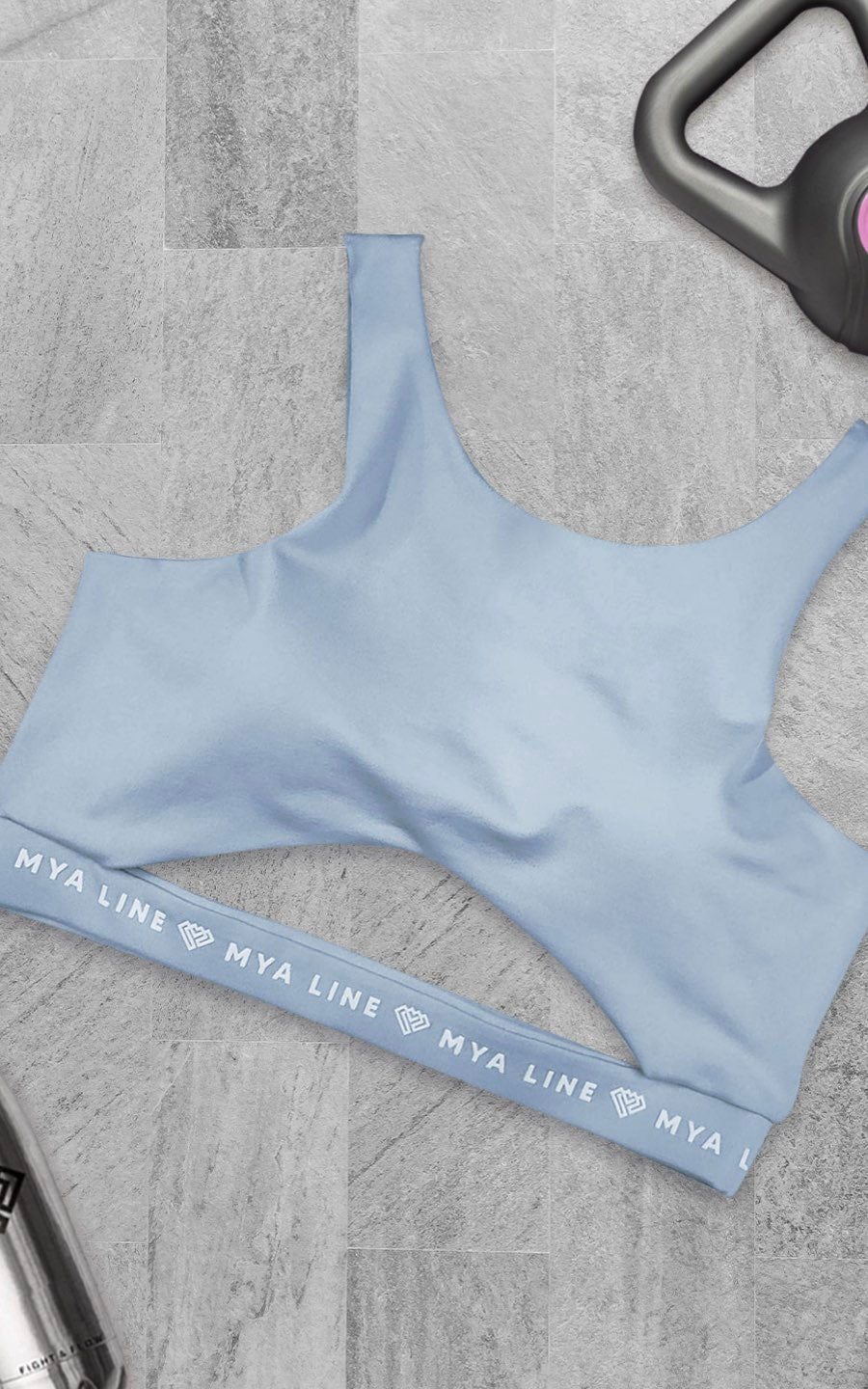 TOP OCEANO CELESTE | MYA LINE FITNESS