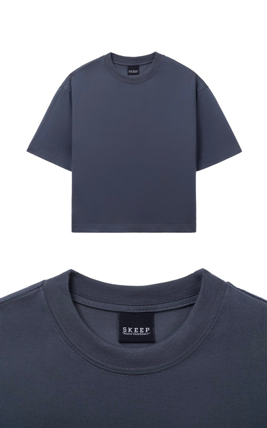 POLO BOXY FIT GRIS | SKEEP