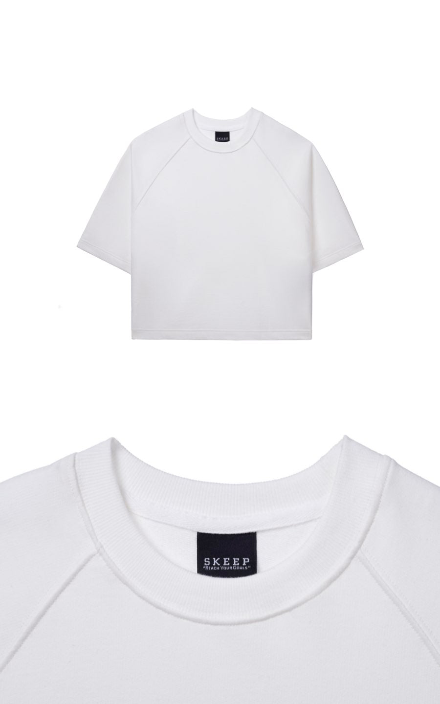 POLO BOXY FIT HUESO | SKEEP