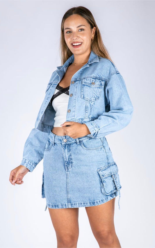 CASACA CROP FAVI | FAVI JEANS