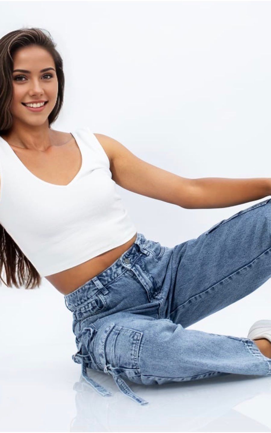 MULTICARGO JEANS AZUL | FAVI JEANS