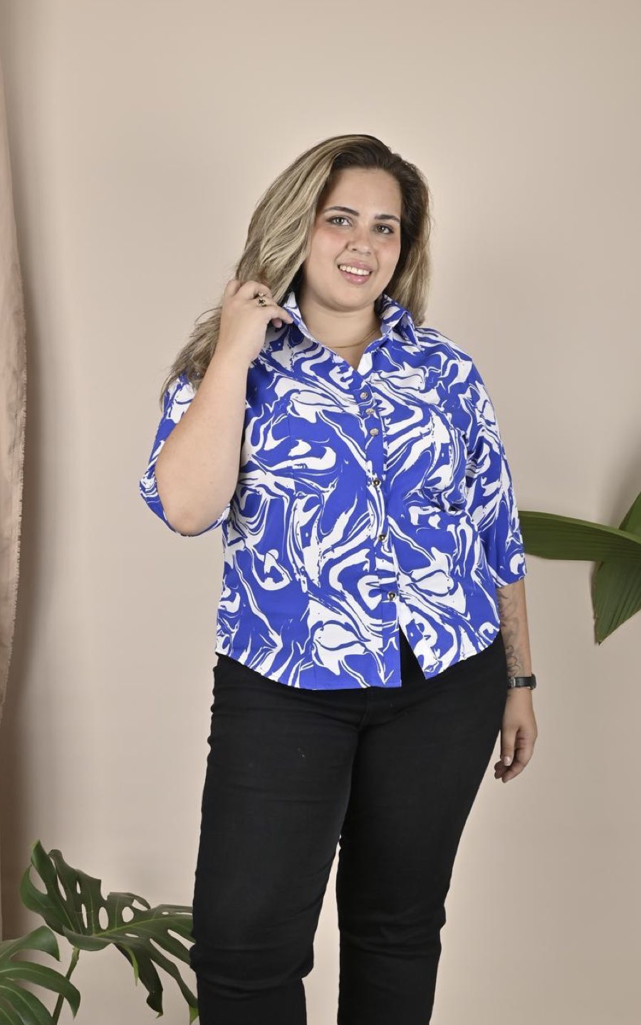 BLUSA CECI AZUL | ALKA