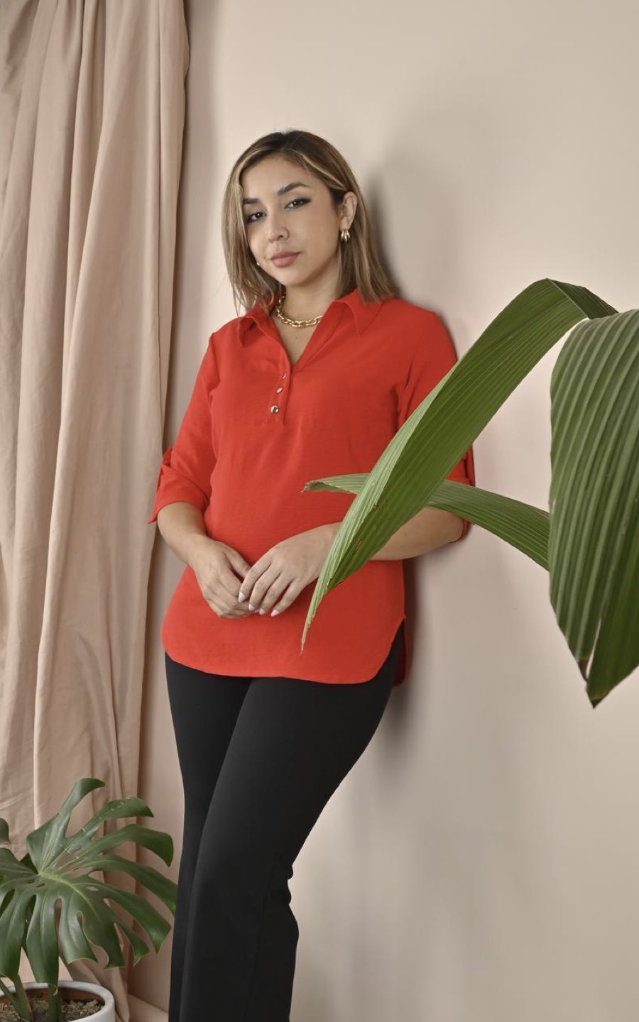 BLUSA MAR ROJA | ALKA