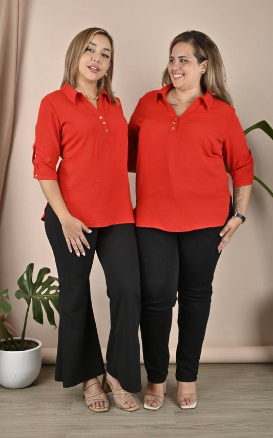 BLUSA MAR ROJA | ALKA