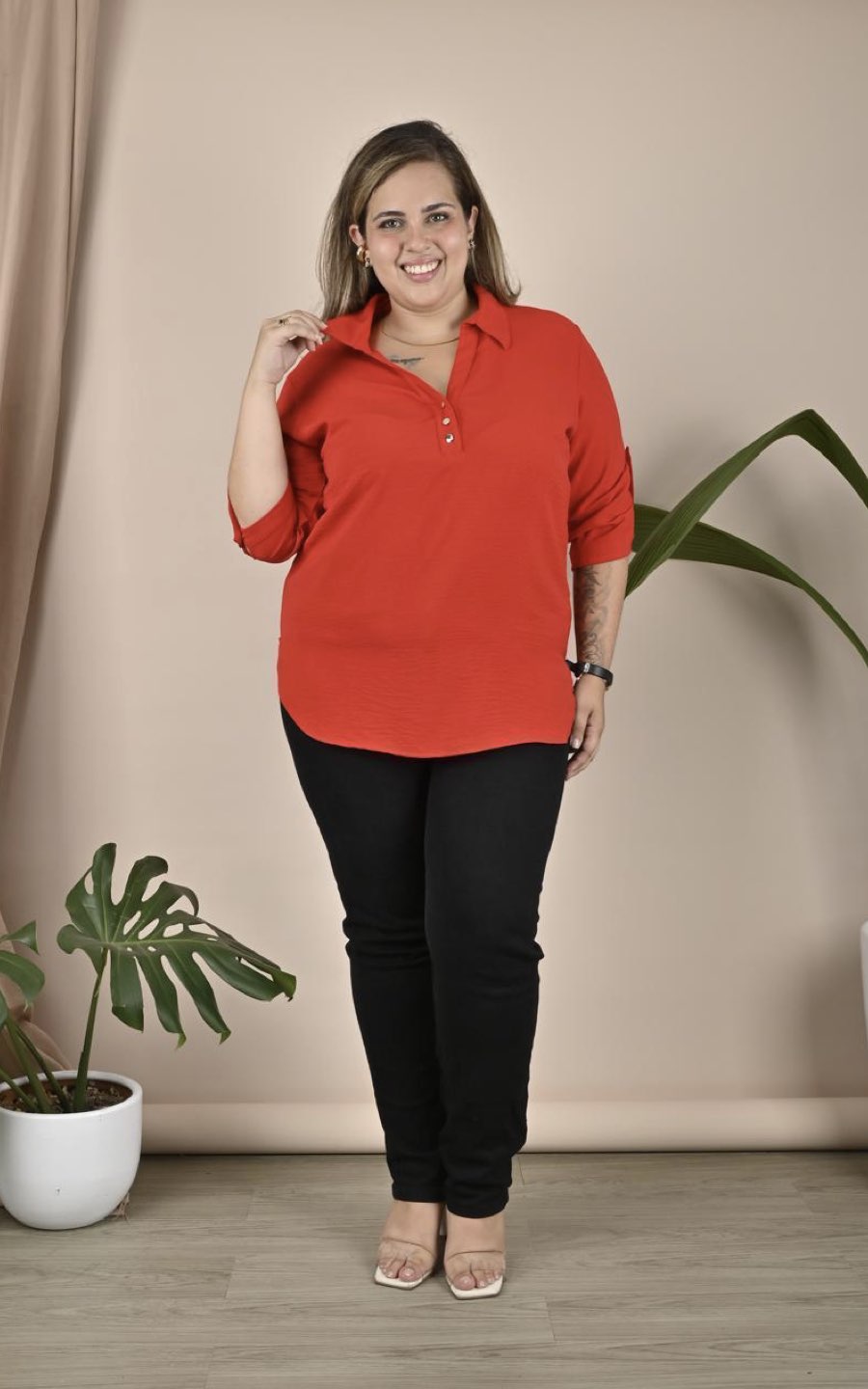 BLUSA MAR ROJA | ALKA
