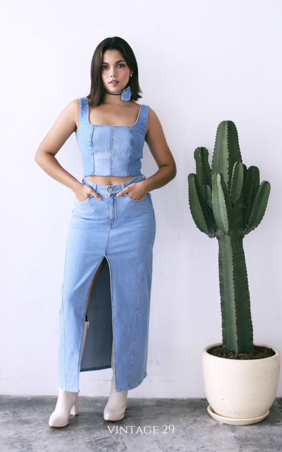 TOP DENIM ROMY | VINTAGE