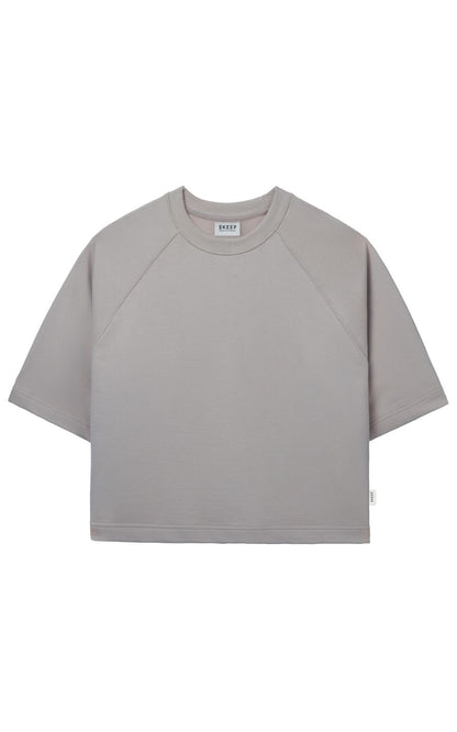 POLO BOXY FIT PLATA | SKEEP