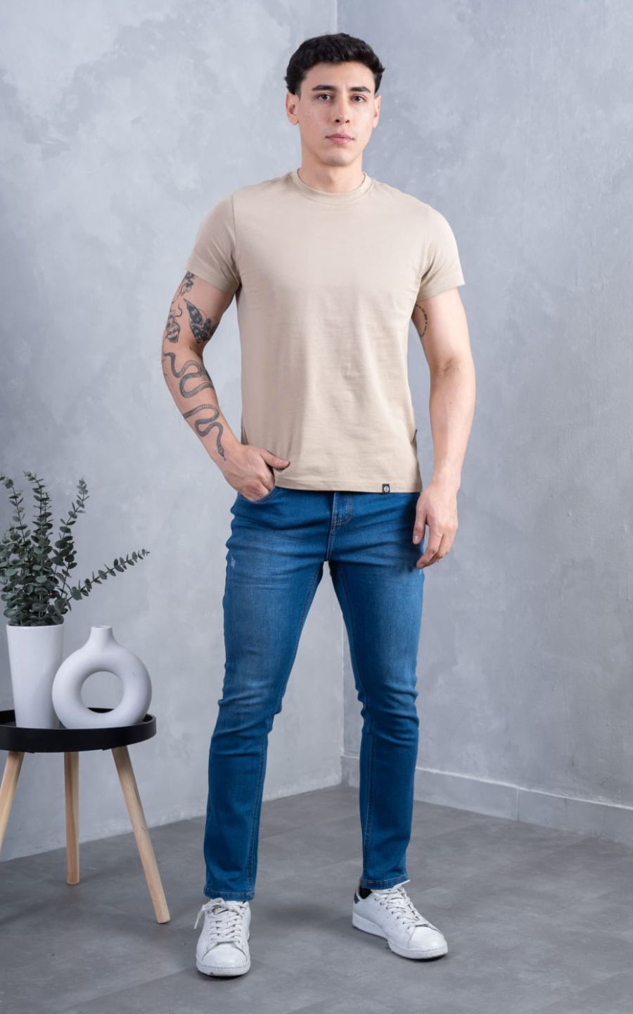 JEANS STRECH SEMI PITILLO AZUL | Wolf Merc