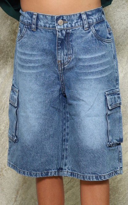 SHORTS CARGO CELESTE | GARIS GARISITAS