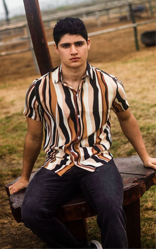 CAMISA CHALIS RAYAS | GARETTO COLLECTION