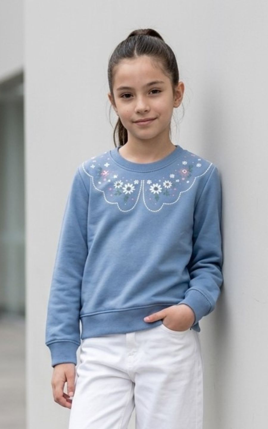 POLERA AZUL | ANGELA